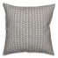 Gray Petal Pattern Pillow