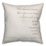 We Open Our Home in Love and Grace 18x18 Personalized Spun Poly Pillow