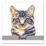 Personalized Watercolor Cat Wall Art