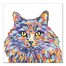 Watercolor Long Hair Cat Wall Art