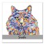 Personalized Watercolor Long Hair Cat Wall Art