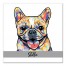 Personalized Watercolor Frenchie Wall Art
