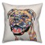Watercolor Boxer Pillow