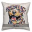 Personalized Watercolor Rottweiler Pillow