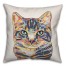 Watercolor Cat Pillow