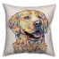 Watercolor Retriever Pillow