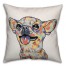 Watercolor Chihuahua Pillow