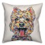 Watercolor Yorkie Pillow