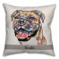 Personalized Watercolor Boxer Pillow