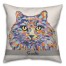 Personalized Watercolor Cat Pillow