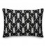 Modern Grey Bunnies 14x20 Spun Poly Pillow