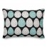 Blue and White Polka Dot Eggs 14x20 Spun Poly Pillow