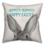 Hippity Hoppity Happy Easter 16x16 Spun Poly Pillow