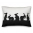Bunny Shadows 14x20 Spun Poly Pillow