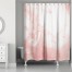 Blush Abstract Marble 71x74 Shower Curtain