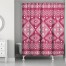 Maroon Tribal 71x74 Shower Curtain
