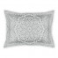 Gray Boho Medallion Standard Brushed Poly Sham