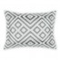 Gray and White Aztec Standard Brushed Poly Sham