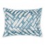 Blue Distressed Brush Strokes Standard Brushed Poly Sham