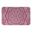 Maroon Medallion 34x21 Bath Mat