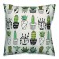 Potted Cacti Print Pillow