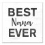Best Grandma Ever Canvas Wall Art