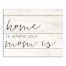 Home is where your mom is 8x10 Canvas Wall Art