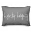 Script Hippity Hoppity Spun Poly Pillow