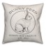 Bunny Feed Hippity Hop Grain Co Pillow