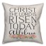 Christ the Lord is Risen Pillow