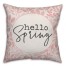 Hello Spring Floral Pillow