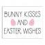 Bunny Kisses and Easter Wishes Wall Art