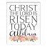Christ the Lord is Risen Floral Wall Art