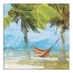 Peaceful Hammock 16x16 Canvas Wall Art