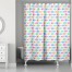 Colorful Fish Pattern 71x74 Shower Curtain