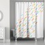 Colorful School of Fish 71x74 Shower Curtain