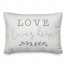 Love lives here 14x20 Spun Poly Pillow