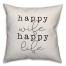 Happy Wife Happy Life Pillow
