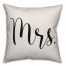 Mrs Script Pillow