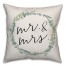 Mr and Mrs Eucalyptus Wreath Pillow