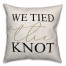 We tied the knot Pillow