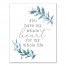 You have my whole heart for my whole life  11x14 Canvas Wall Art