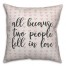 All Because Two People Fell in Love Spun Poly Pillow