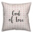 God of Love Spun Poly Pillow