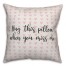 Hug This Pillow When You Miss Me Spun Poly Pillow