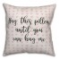 Hug This Pillow Until You Can Hug Me Spun Poly Pillow