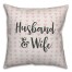 Husband & Wife Spun Poly Pillow