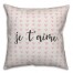 Je T'aime Spun Poly Pillow