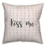 Kiss Me Spun Poly Pillow