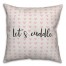 Let's Cuddle Spun Poly Pillow